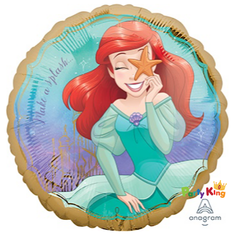 Ariel Mermaid Once Upon A Time Standard 45cm Foil Balloon