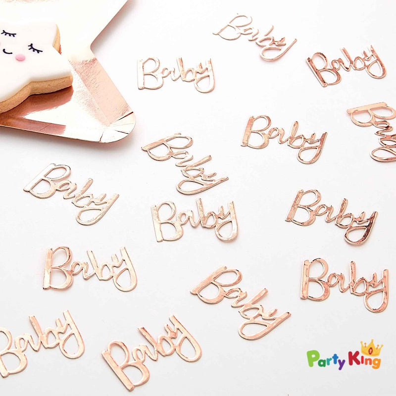 Twinkle Twinkle Confetti baby Rose Gold
