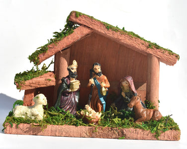 Nativity Scene With Sheep