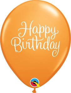 Birthday Classy Script latex Balloon