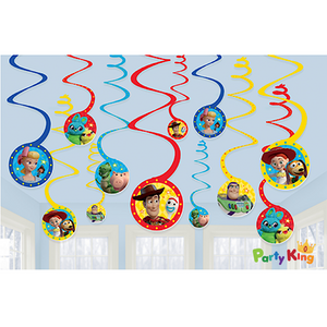 Toy Story Spiral Hanging Swirl Decorations