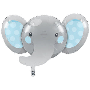 Enchanting Elephant Boy Jumbo Shape Foil Balloon