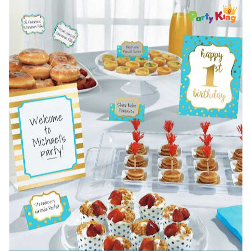 1st Birthday Boy Buffer Decoration Kit