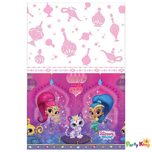 Shimmer And Shine Table Cover Plastic