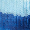 Blue - Mix It Up Backdrop Tissue Paper Discs Blue Ombre