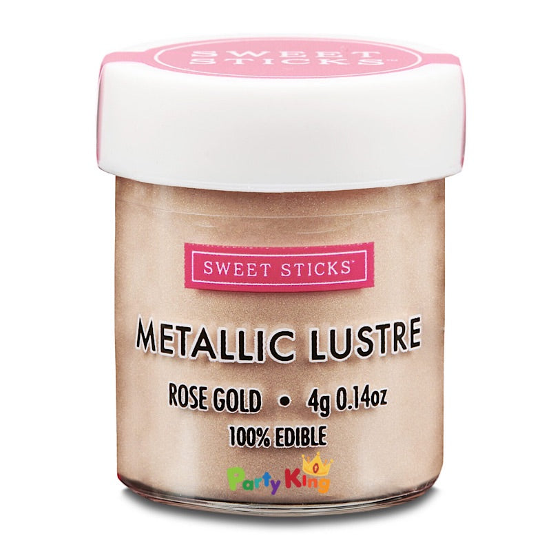 Metallic Lustre Rose Gold Sweet Sticks
