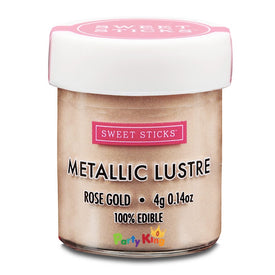 Metallic Lustre Rose Gold Sweet Sticks