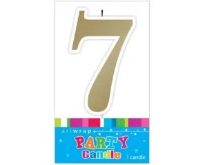 No.7 Gold Candle