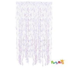 A Touch Of Pampas Leaf Ribbon Backdrop Blush Pink