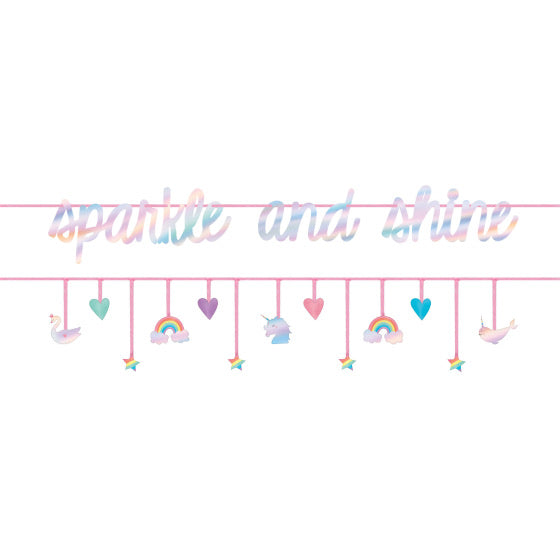 Magical Rainbow Birthday Banner Set