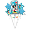 Mickey 1st Birthday Foil Balloon Bouquet