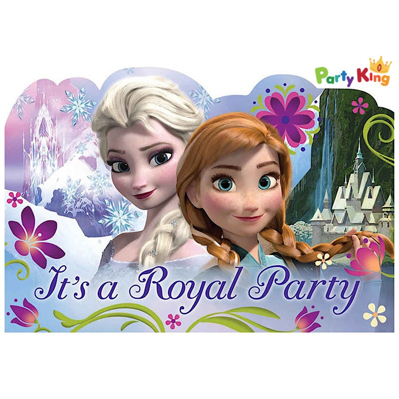 Frozen Postcard Invitations