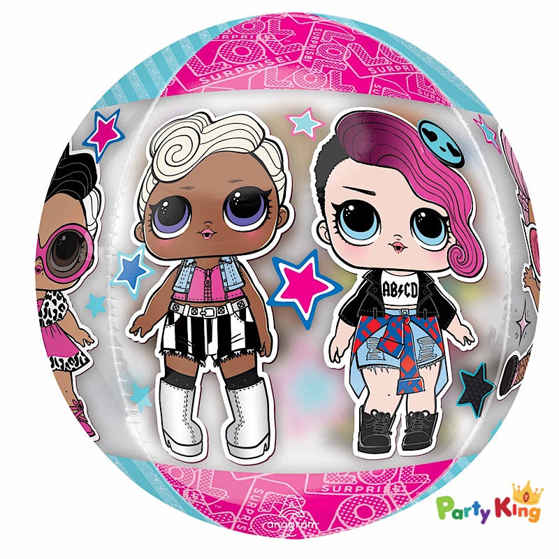 LOL Surprise Glam Orbz Clear Balloon
