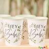Botanical Baby Hey Baby Paper Cups