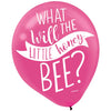 Gender Reveal What Will It Bee? Latex Balloons Assorted Colours