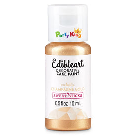 Metallic Cake Paint Champagne Gold Sweet Sticks