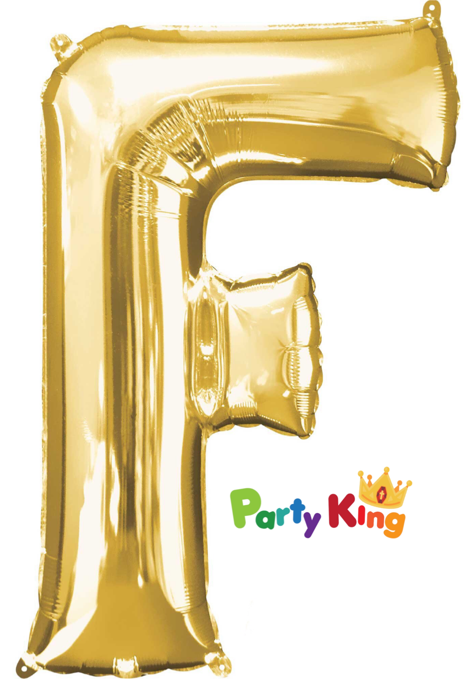Gold Letter “F” Foil Balloon 16” (35cm)
