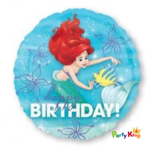 Ariel Dream Big Happy Birthday Standard 45cm Foil Balloon