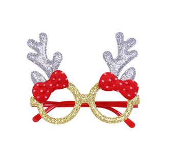 Christmas Glasses Anklets with Bow