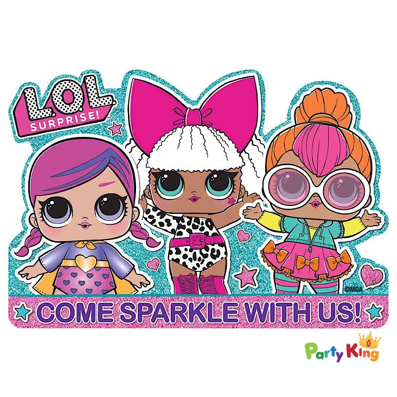 LOL Surprise Postcard Invitations
