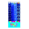 Party Candles Tall Blue