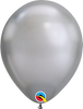 Qualatex Chrome Silver 5” Latex Balloon