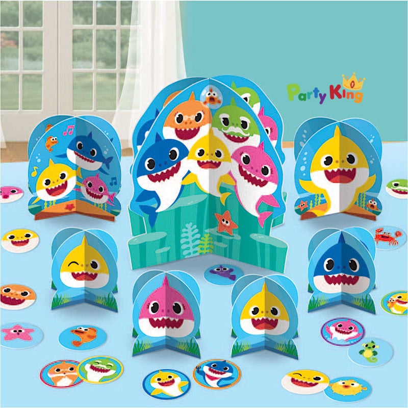 Baby Shark Table Decorations Kit