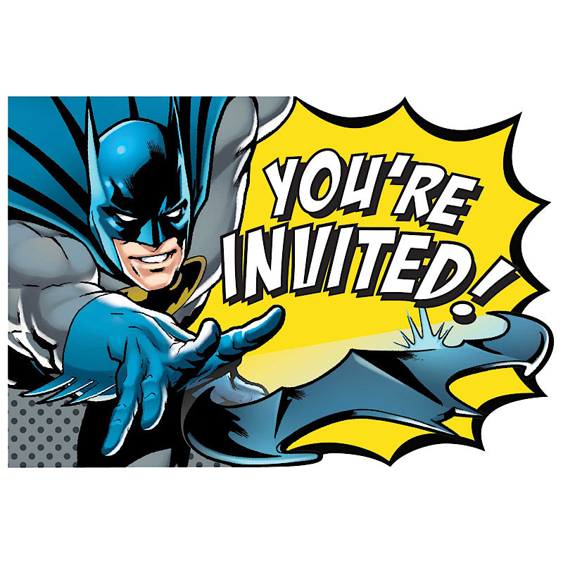 Batman Heroes Unite Invitations