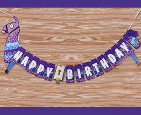 Battle Royal Llama Design Banner