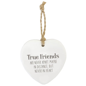 True Friends Loving Hanging Heart