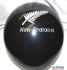 “New Zealand Fern” Printed Black Balloon
