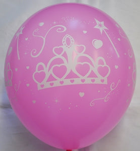 “Princess Design” Printed Mix Colour Balloon