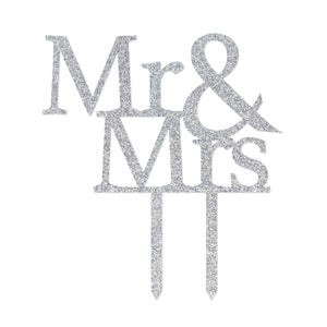 Wedding Mr & Mrs Cake Topper