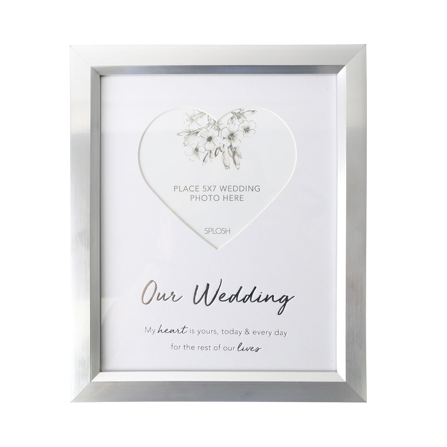 Wedding Heart 5x7 Frame